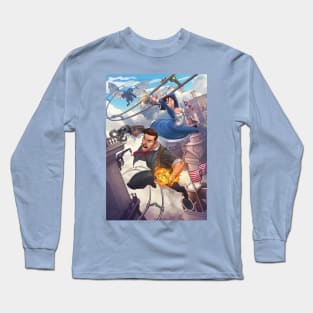 Bioshock Infinite - Elizabeth, Booker DeWitt, and Songbird Long Sleeve T-Shirt